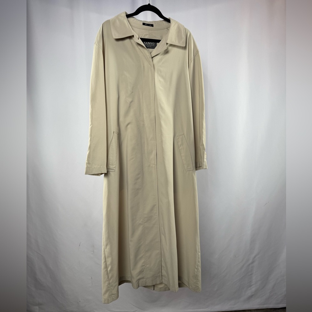 NWT Sanyo The Packable Trench Coat‎ in Tan Size 1X